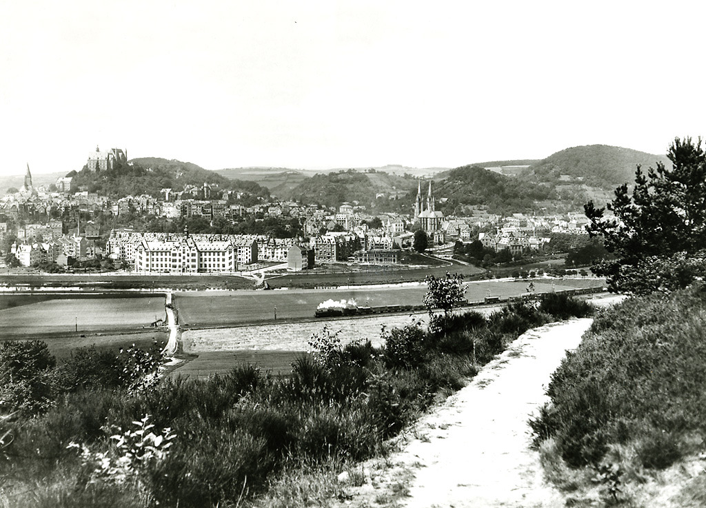 Blick vom Ortenberg nach Marburg